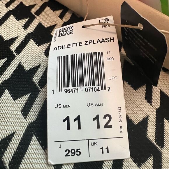 Adidas Adilette Zplaash Slide 'Sprinkles'-Men's Size 11 - Picture 6 of 7